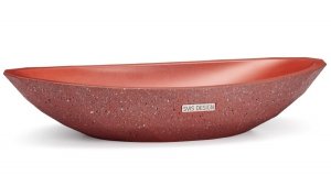S.V.I.S. Design UMYWALKA 60 CM DIAMOND SANDBLASTED - CEGLASTY, BEZ DEKORU, LAKIER MATOWY
