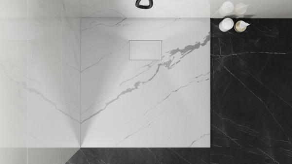 Besco Vexo Marble brodzik 90 VM9090K