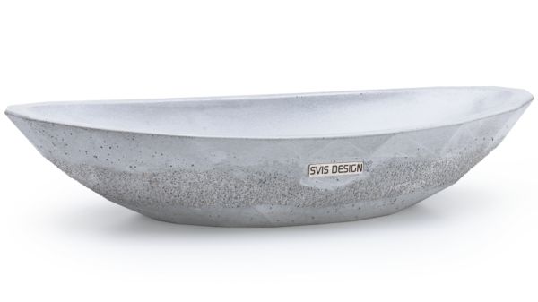 S.V.I.S. Design UMYWALKA 60 CM DIAMOND SEDIMENT - JASNOSZARY, BEZ DEKORU, BEZ LAKIERU