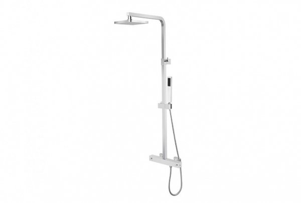 Besco Varium/Modern zestaw prysznicowy natynkowy termostatyczny chrom BP-MVT-CH