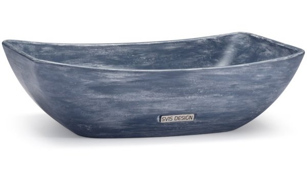  S.V.I.S. Design  UMYWALKA 50 CM VIRGO BASIC - PATINA, NIEBIESKO-SZARY, LAKIER MATOWY