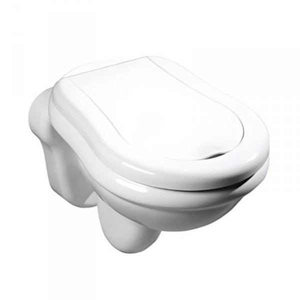 Kerasan Retro miska wc podwieszana 52x38 cm biała 101501
