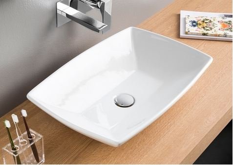 ArtCeram Jazz Umywalka nablatowa 60x40 cm biała JZ15 / JZL0020100