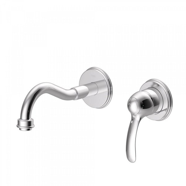 Tres Clasic bateria umywalkowa podtynkowa chrom 24220001