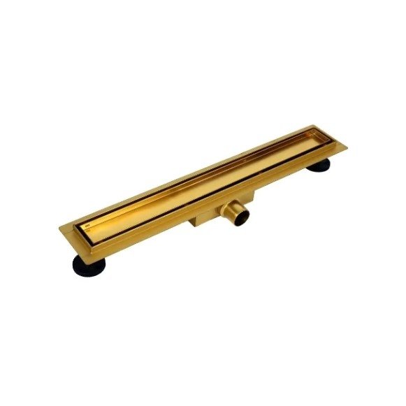 Balneo Duplex Next Mirror Gold 2w1 Odpływ liniowy dwustronny do wklejania płytki 90 cm lustrzane złoto A0101080102-4 WYSYŁKA