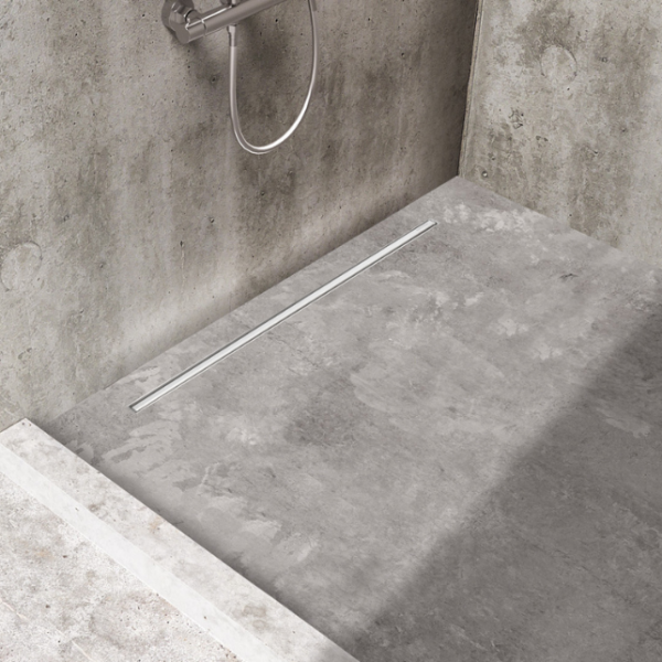 Balneo Slim &amp; Low ProLine Inox Odpływ liniowy wąski 90 cm chrom szczotkowany A0401010201-4 WYSYŁKA 24H MAGAZYN