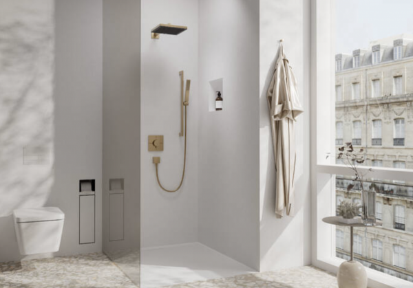 Hansgrohe  Ramię prysznicowe E 39 cm brąz szczotkowany 24337140