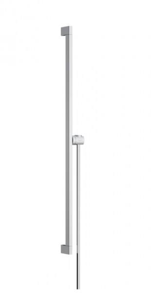 Hansgrohe Unica Drążek prysznicowy E Puro 90 cm z suwakiem EasySlide i wężem prysznicowym Isiflex 160cm chrom 24403000