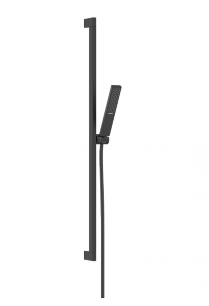 Hansgrohe Pulsify E Zestaw prysznicowy 100 1jet EcoSmart z drążkiem 90 cm czarny mat 24381670