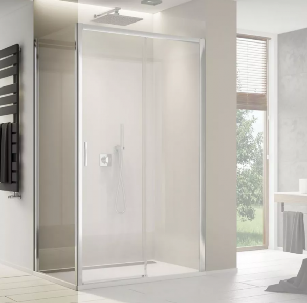 Ronal Top Line S ścianka prysznicowa 90x200 cm boczna do drzwi srebrny połysk TOPF20905007