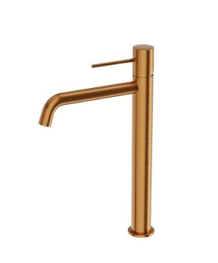 Lavita Bateria umywalkowa wysoka Orion Brushed Copper 5900378357360