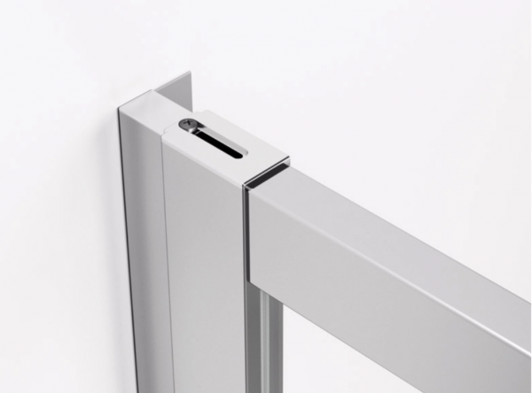 Ronal kabina półokrągła na wymiar z drzwiami rozsuwanymi 80-120x200 cm, szkło przezroczyste, profile srebrny mat TLSR55SM10107