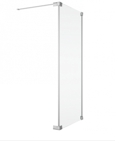 Ronal Sanswiss ścianka boczna 90x200 cm, szkło przezroczyste, profile Srebrny połysk CAT20905007