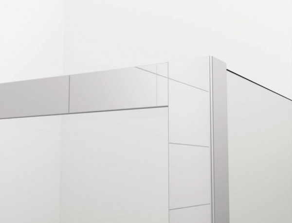 Ronal Sanswiss wejście narożne dwuczęściowe 90x200 cm, szkło satyna, profile chrom PUE2PD0901049