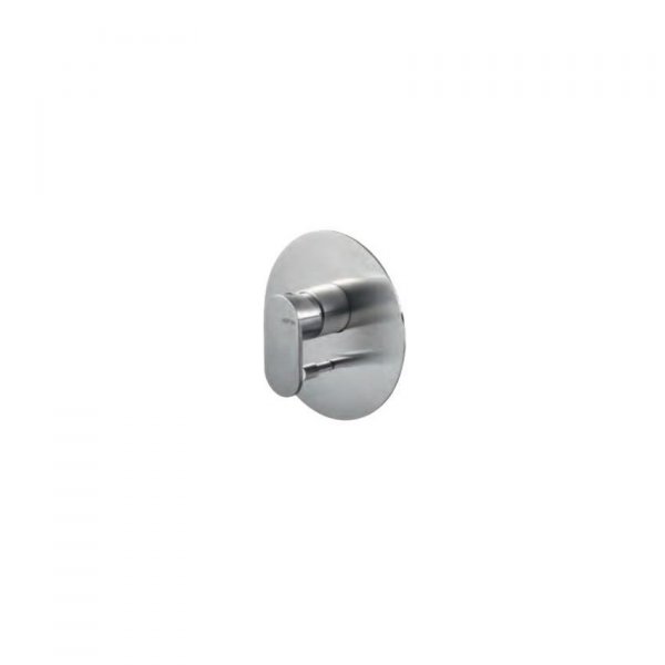 Vema Ayas Steel bateria prysznicowa wannowa  z przełącznikiem ścienna inox V28140