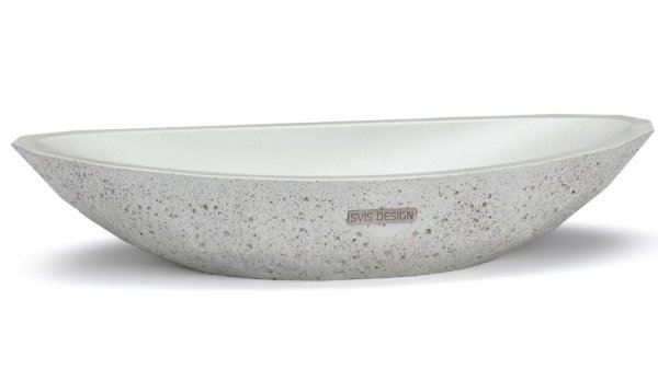 S.V.I.S. Design UMYWALKA 60 CM DIAMOND SANDBLASTED - NATURALNY, BEZ DEKORU, BEZ LAKIERU