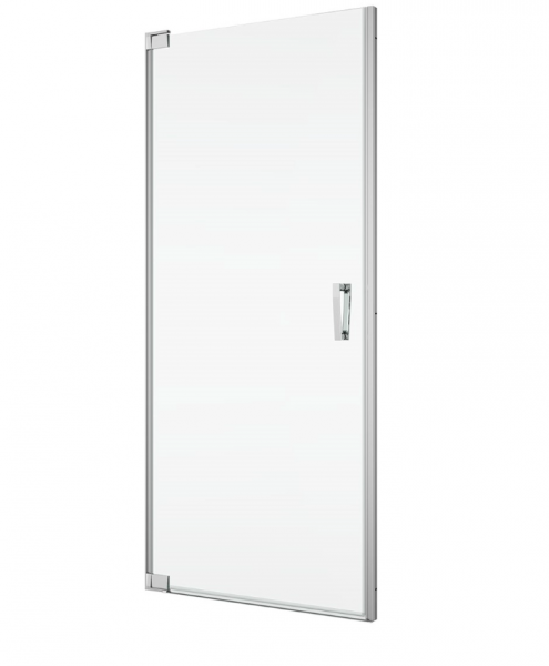 Ronal Sanswiss drzwi wahadłowe jednoczęściowe 0-100x0-200 cm, szkło przezroczyste, profile Srebrny połysk CA1GSM15007