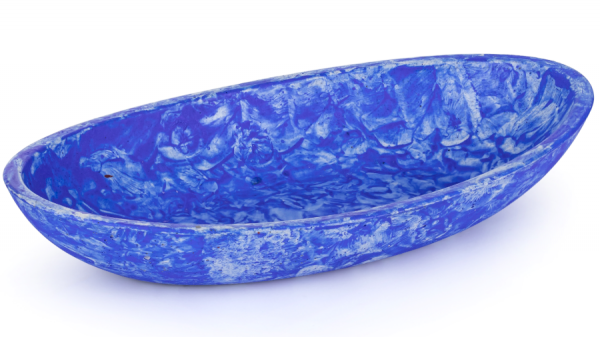  S.V.I.S. Design MISKA 19 CM ORION BASIC - FINGER-PAINTING NIEBIESKI, LAKIER MATOWY
