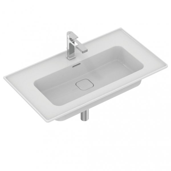 Ideal Standard Strada II Umywalka wisząca lub meblowa 84x46 cm z otworem na baterię, biała T300301