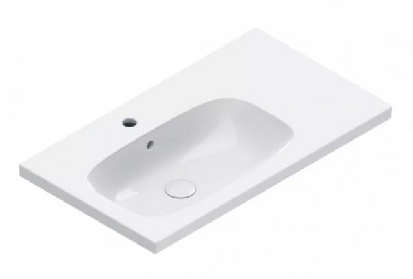 Catalano Alvea umywalka 80x46 cm lewa prostokątna biała 0620841001