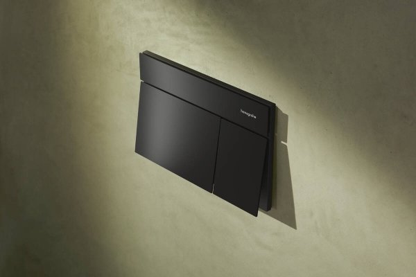 Hansgrohe iFrame Element E Przycisk WC czarny mat 66003670