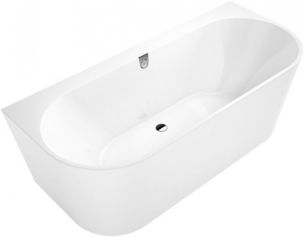 Villeroy &amp; Boch Oberon 2.0 Duo Wanna przyścienna 180x80 cm biała UBQ180OBR9CD00V01