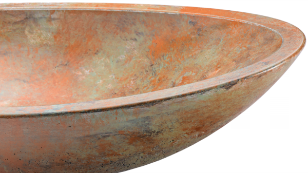 S.V.I.S.Design UMYWALKA 60 CM ORION BASIC - SMOKED METAL, ZIELONY I MIEDZIANY, LAKIER PÓŁMATOWY