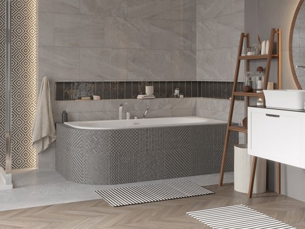 Besco Avita Slim+ wanna asymetryczna 160 Lewa + syfon z przelewem białym WAV160LPB