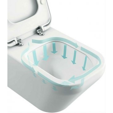 MISKA WC ZAWIESZANA IDEAL STANDARD CONNECT AIR AQUABLADE BEZ OPRAWKI E005401 