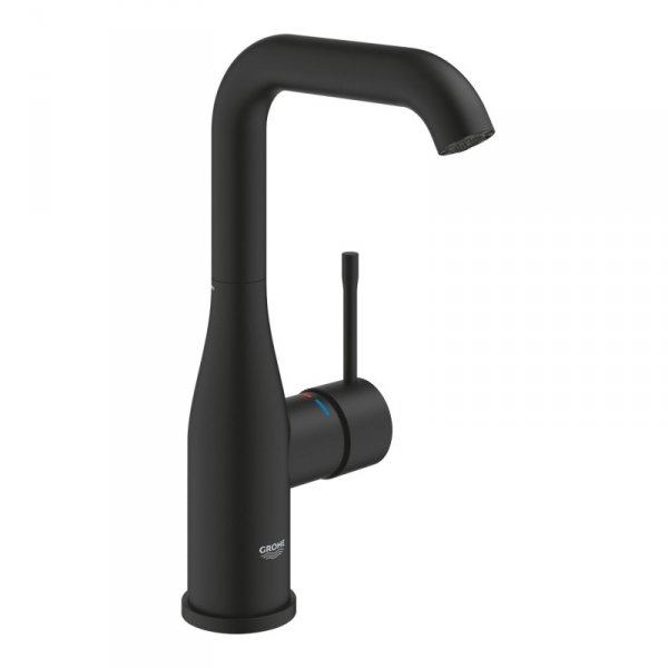 Grohe Essence Bateria umywalkowa bez korka phantom black 24177KF1