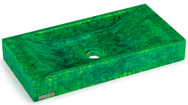   S.V.I.S. Design UMYWALKA 60 CM SIRIUS BASIC - HURRICANE, ZIELONY, LAKIER MATOWY