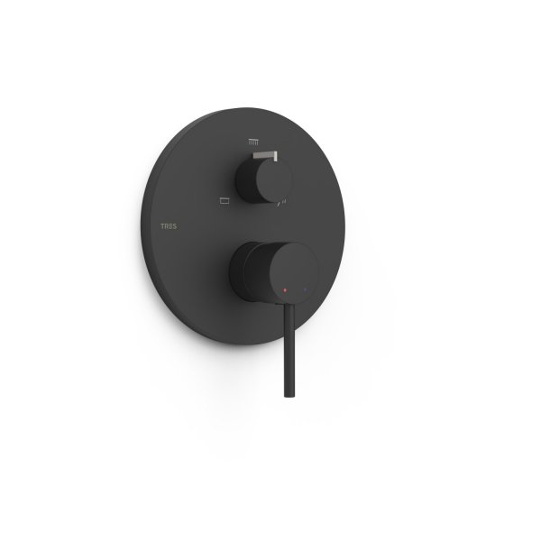 Tres STUDY Elementy zewnętrzne do podtynkowego korpusu 3-drożnego Rapid-box 26227310NM