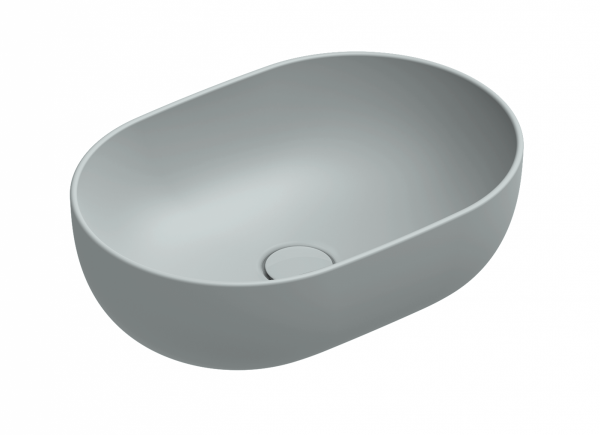 Catalano SFERA umywalka nablatowa 50x35 h=16 cm niebieskoszary mat 0522500028