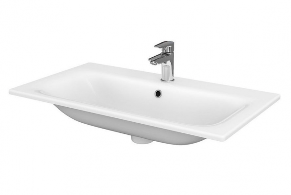 Umywalka wpuszczana w blat MODUO 80 Moduo, moduo ceramika Cersanit (K116-044)