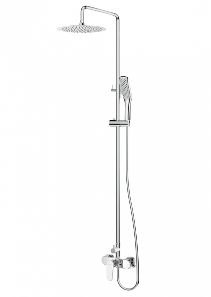VEDO OTTO CROMO Kolumna natryskowa z baterią mieszakową deszczownica o śr. 300 mm VBO8007/30/CH chrom