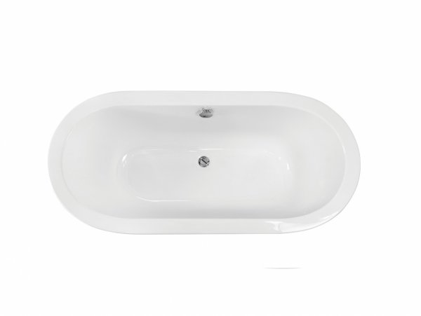 Besco Victoria wanna 185 pod zabudowę + odpływ klik-klak chrom WKV185WZ