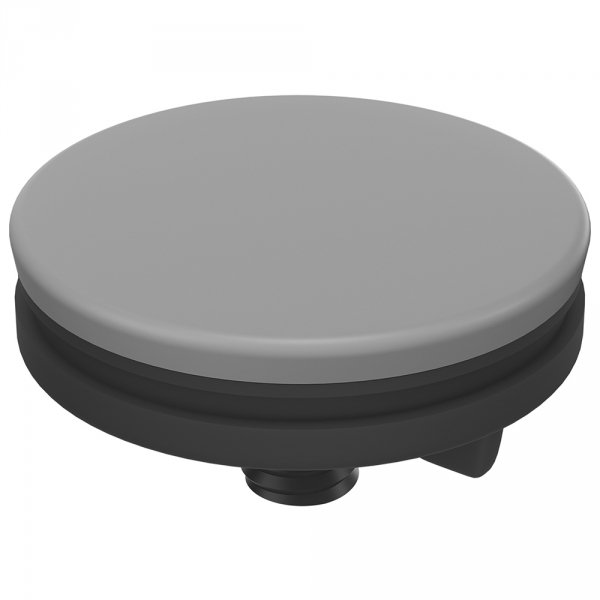 Quadron Zaślepka do otworu pod baterię/dozownik SZARA silver stone O 44 mm M4421GR