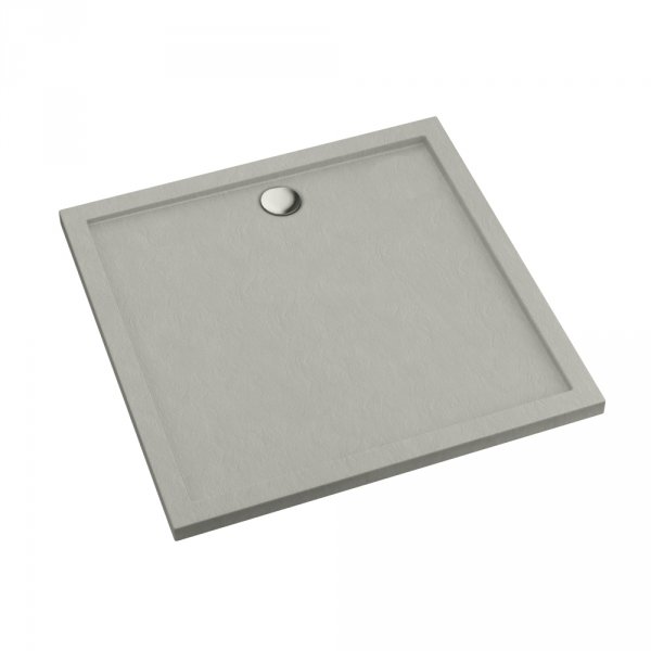 Schedline Brodzik akrylowy Sharper Cement Stone 80x80x4,5 cm, kwadratowy, Gwarancja 7 lat 3S.S2K-8080/CT/ST