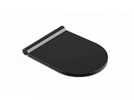 Catalano Sfera deska WC wolnoopadająca slim czarny mat 0551200022