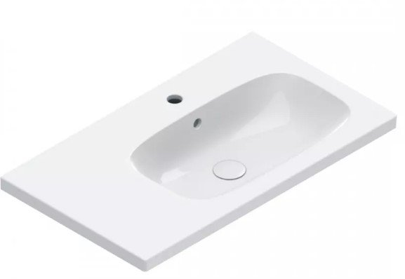 Catalano Alvea umywalka 80x46 cm prawa prostokątna biała 0620831001