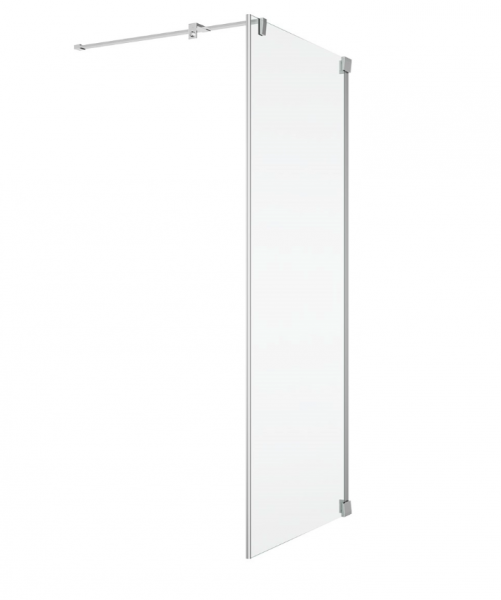 Ronal Sanswiss dodatkowa ścianka boczna 80x200 cm, szkło przezroczyste, profile Srebrny połysk CAT30805007