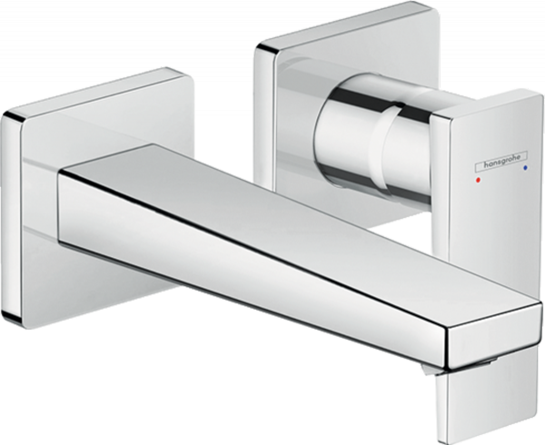 32525000 Hansgrohe Metropol Jednouchwytowa bateria umywalkowa z wylewką 16,5 cm, ścienna, podtynkowa