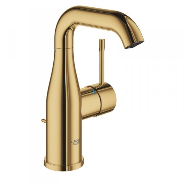 Grohe Essence Bateria umywalkowa z korkiem cool sunrise 24173GL1