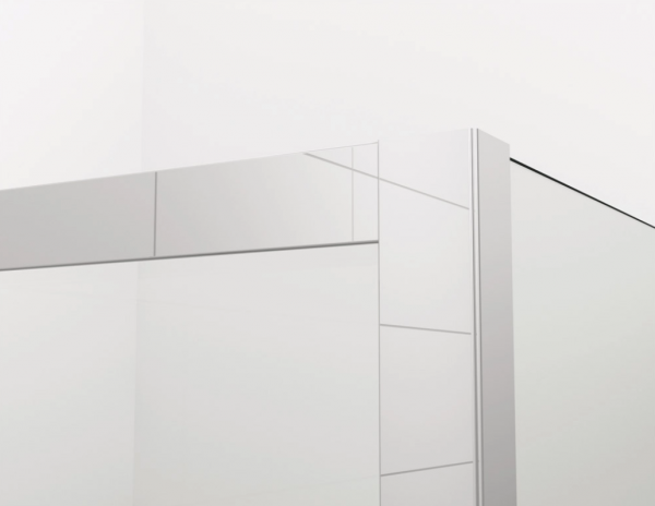 Ronal Sanswiss ścianka boczna 90° lub w linii 100,1-160x0-200 cm, szkło przezroczyste, profile chrom PURDT3SM41007