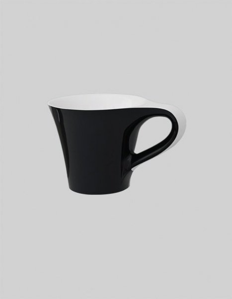  Artceram OSL00501;50 CUP umywalka nablatowa kubek niski LIVINGTEC® / BIANCO BICOLORE NERO