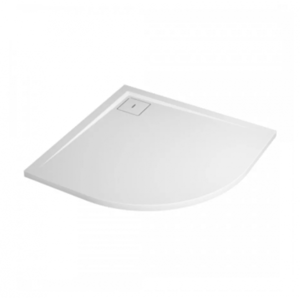 Ronal Sanswiss Livada brodzik półokrągły 90x90 cm konglomeratowy biały W20R5509004
