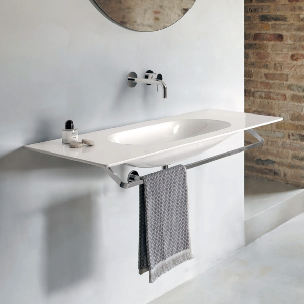 Catalano SFERA umywalka ścienna 75x50cm z kompletem mocowań ciemny szary mat 0520760032