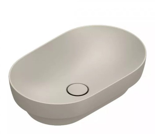 Catalano Sfera umywalka 55x35 cm owalna niebieskoszary mat 0524550029
