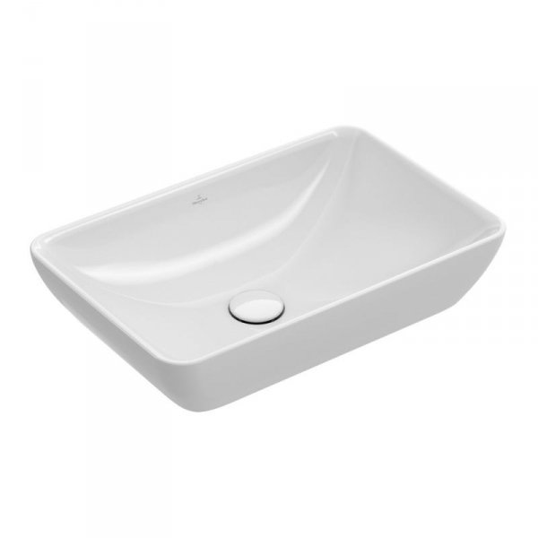 Villeroy &amp; Boch Venticello Umywalka nablatowa 55x36 cm z powłoką CeramicPlus, biała Weiss Alpin 411355R1