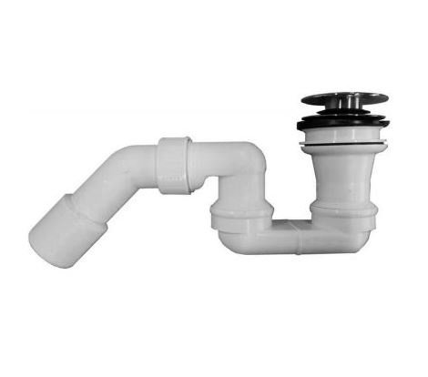 Villeroy &amp; Boch Syfon wannowy z korkiem klik-klak bez przelewu biały połysk U90952001